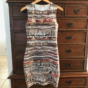Mara Hoffman Fringe Print Dress Medium